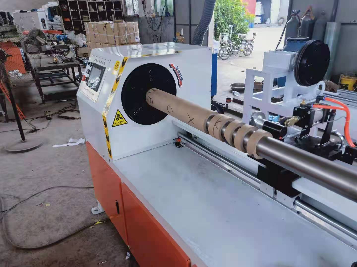 Automatic High Speed Paper Pipe Core Cutting Machine from China