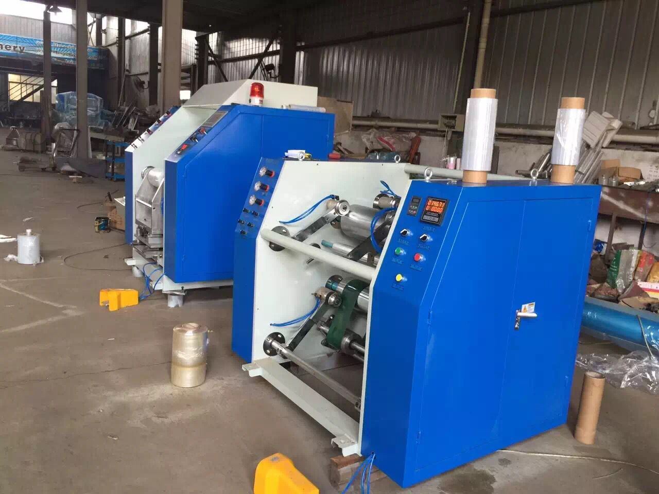 Automatic Stretch Wrap Film Rewinding Rewinder Machine from China